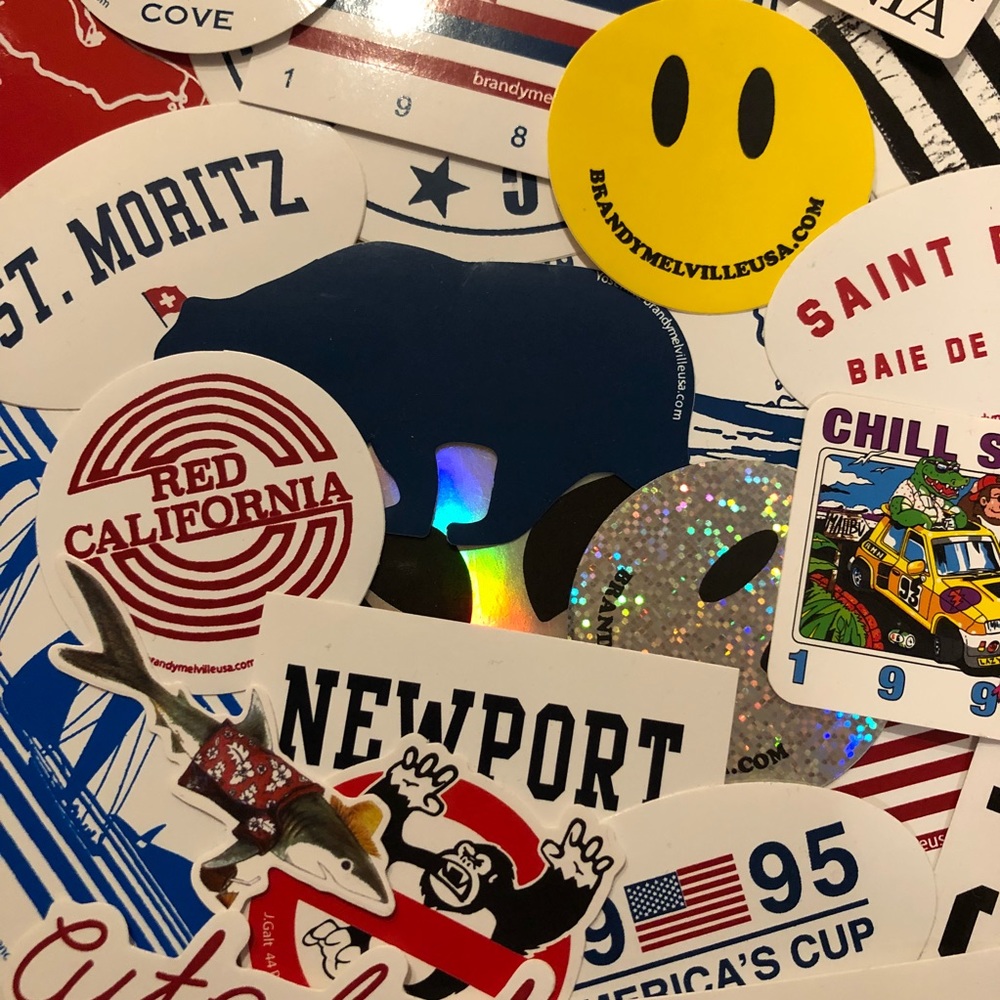 15 Brandy Melville Stickers